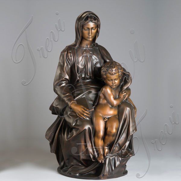 Catholic Mother mary and baby jesus madonna statue bruges online sale TBC-07