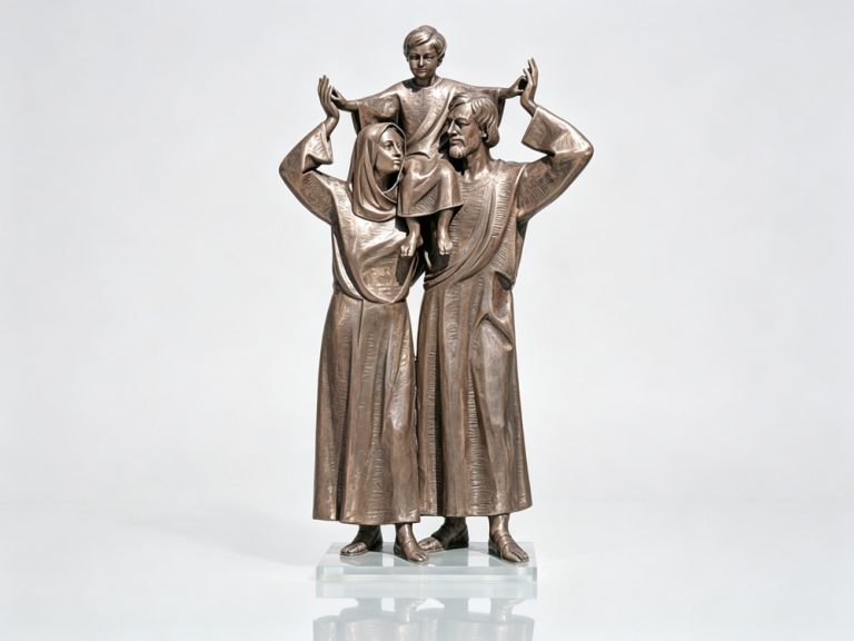 Jesus Mary and Joseph Statue