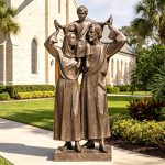 Jesus Mary and Joseph Statue for church garden