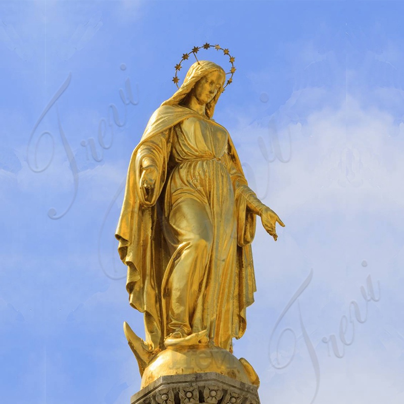 bronze virgin mary statue-Trevi Sculpture