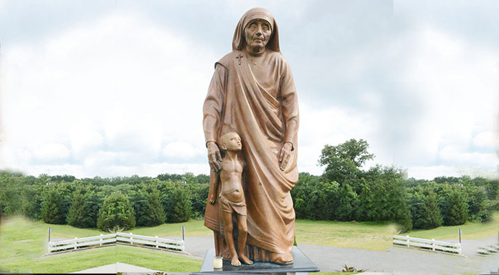 Life-Size Bronze Mother Teresa Statue Outdoor Decor Factory Supplier for Sale BOKK-614