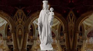 our lady of mount Carmel sculpture-Trevi sculpture