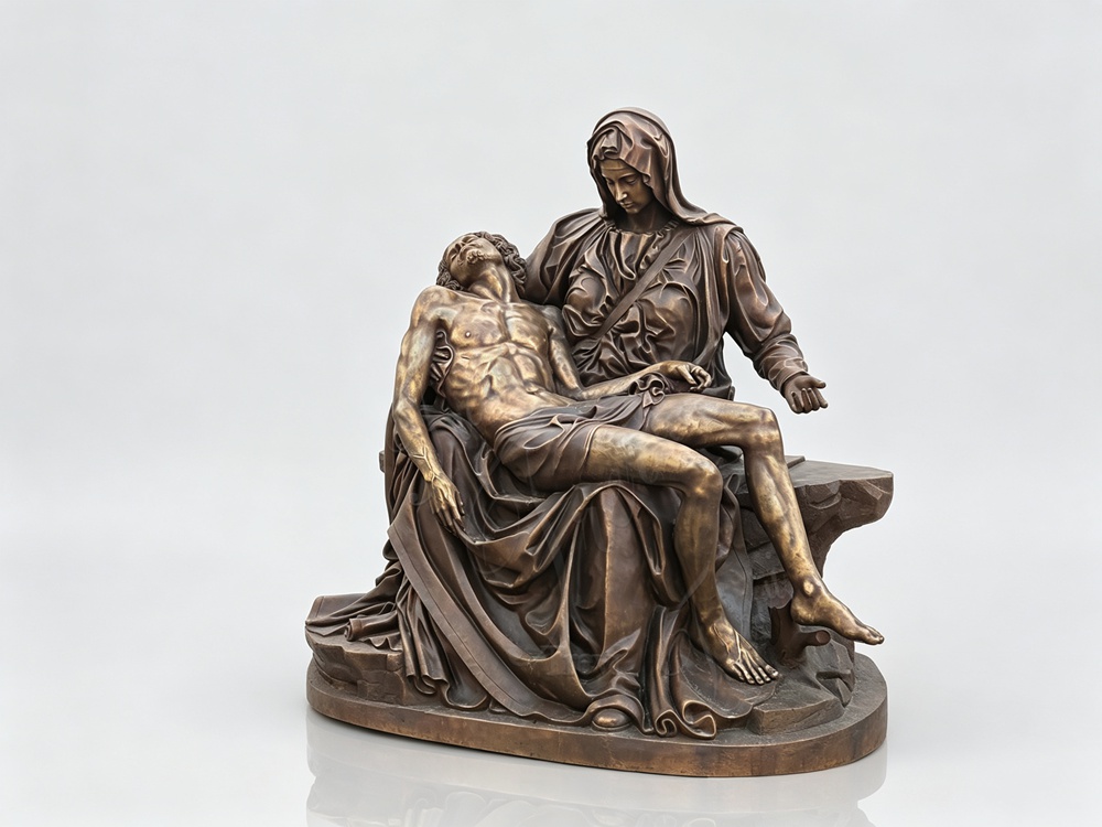 Catholic Bronze Pieta Statue
