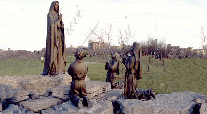 Life Size Bronze Fatima Statue Outdoor Decor for Sale BOKK-606