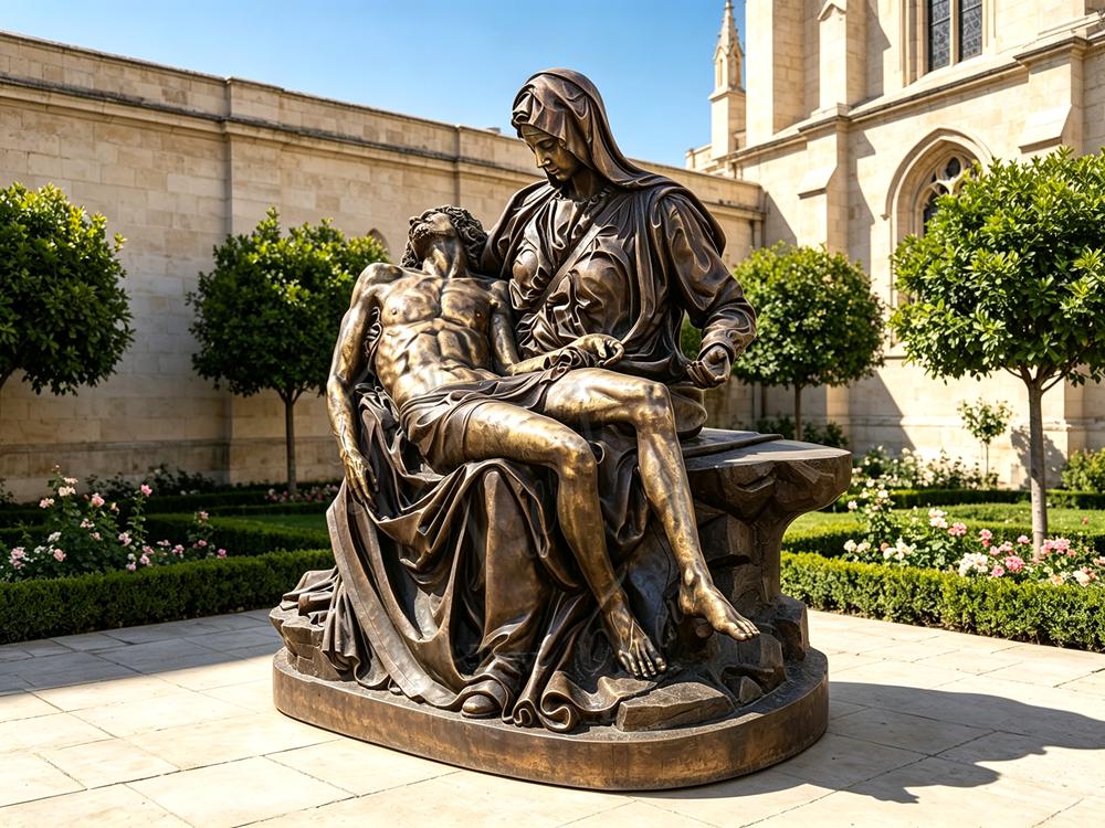 Life Size Catholic Bronze Pieta Statue BOKK-125