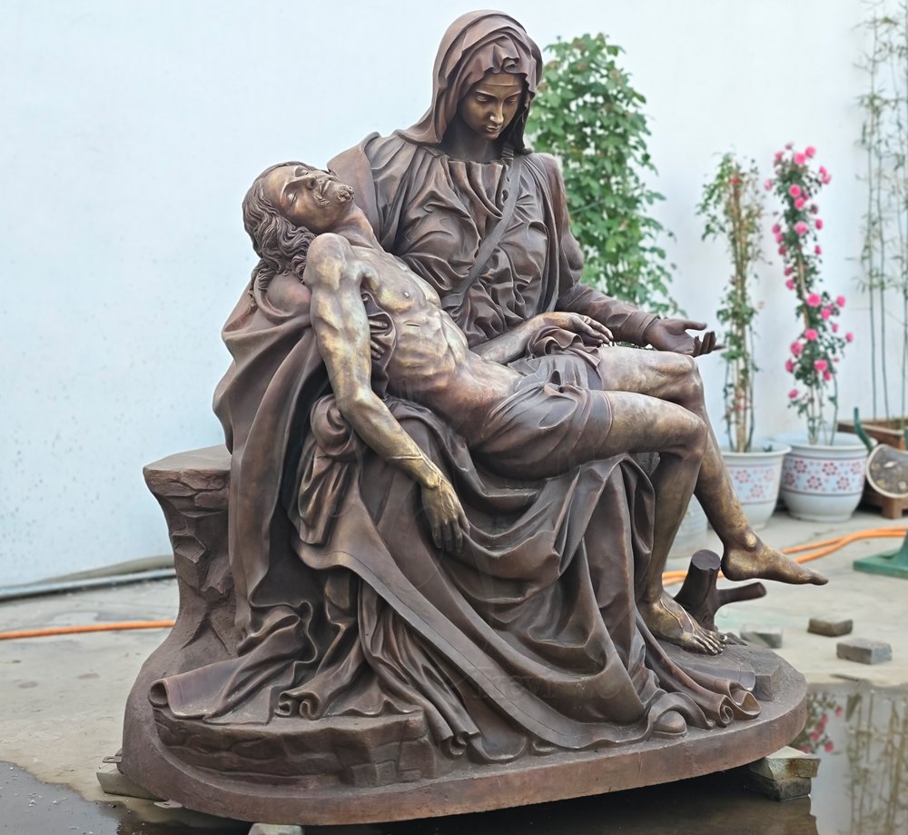 Life Size Bronze Pieta Statue