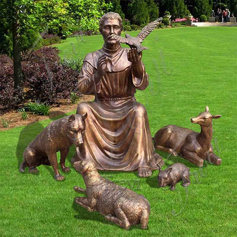 Saint Francis garden statue-Trevi Sculpture
