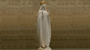 blessed Virgin Mary statue-Trevi sculpture.