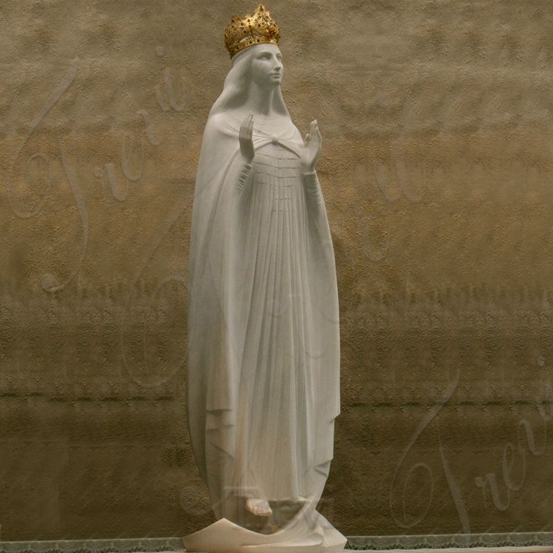 blessed Virgin Mary statue-Trevi sculpture