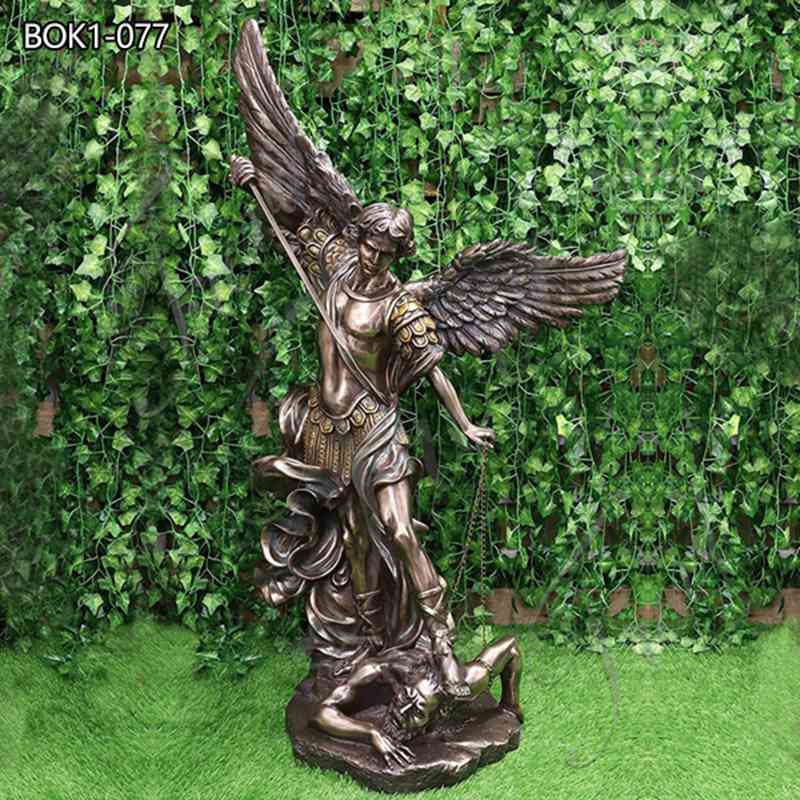 bronze St. Michael statue-Trevi Sculpture