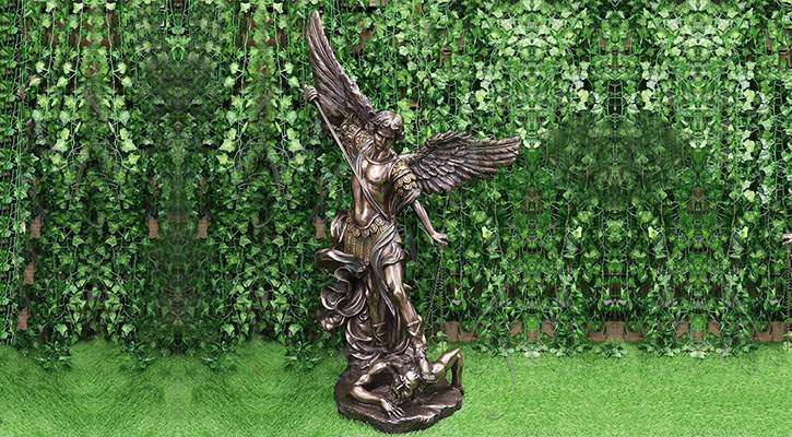 High-Quality Bronze St. Michael Statue Home Decor for Sale BOK1-077