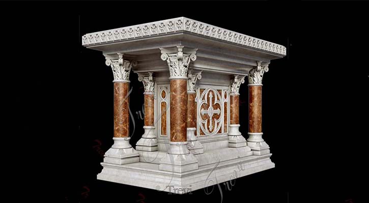 Luxurious Catholic Marble Altar Table Design Church Decor Factory Supply CHS-360