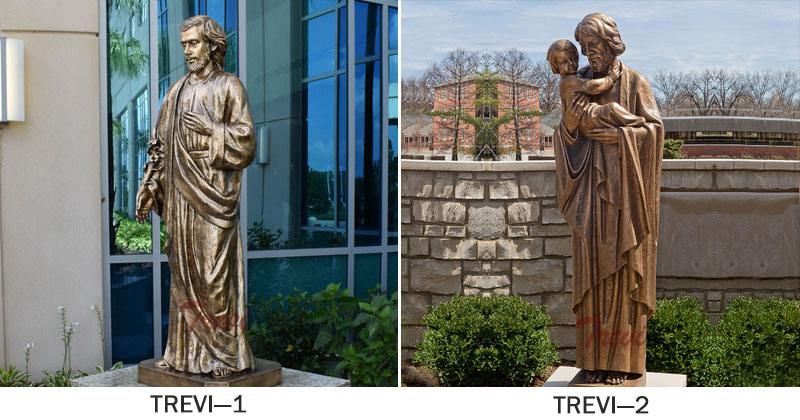 applications of bronze religious statue-Trevi Sculpture