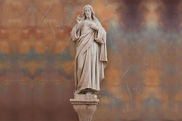 Life-Size Sacred Heart of Jesus Garden Statue for Sale CHS-870