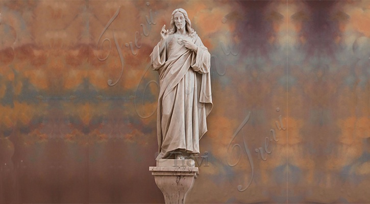 Life-Size Sacred Heart of Jesus Garden Statue for Sale CHS-870