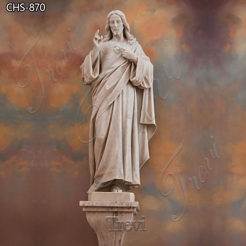 sacred heart of Jesus garden statue-Trevi Art Sculpture