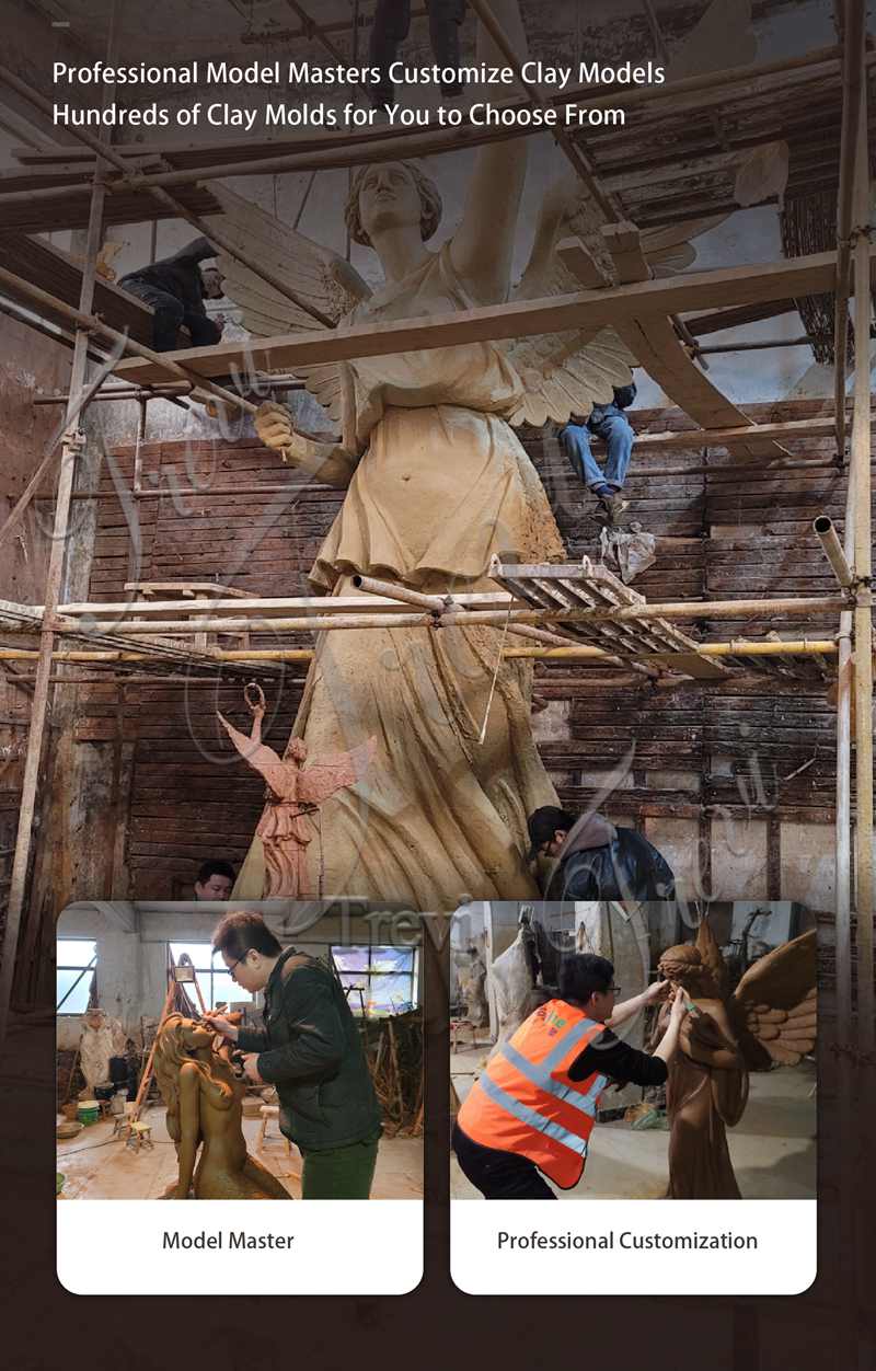 statue of St. Michael and the devil-Trevi Sculpture