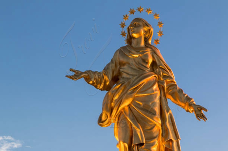 details-of-life-size-Virgin-Mary-statue-for-sale-Trevi-statue