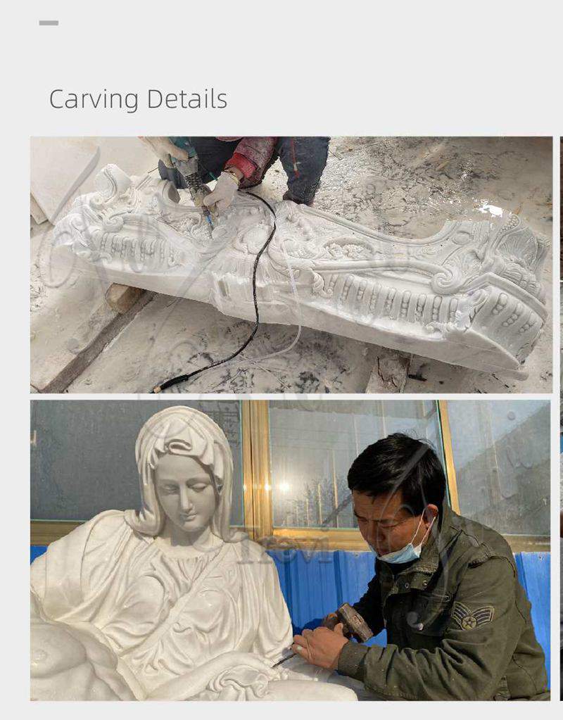 carving of marble religious statues-Trevi Sculpture