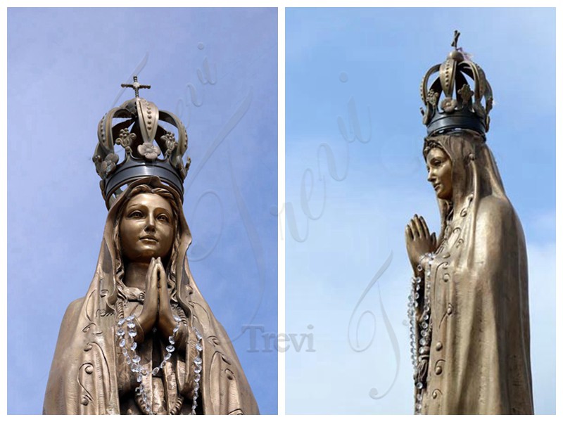 our lady of Fatima statue outdoor-Trevi Sculpture