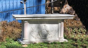 Catholic marble altar-Trevi Sculpture.