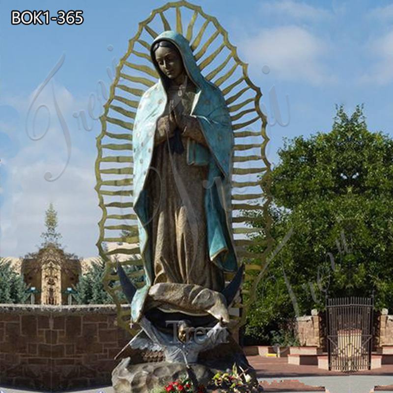 Guadalupe statue outdoor-Trevi Statue