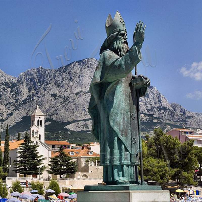 St Nicholas statue for sale-Trevi Sculpture.