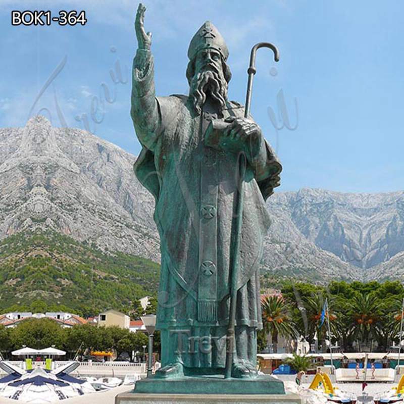 St Nicholas statue for sale-Trevi Sculpture