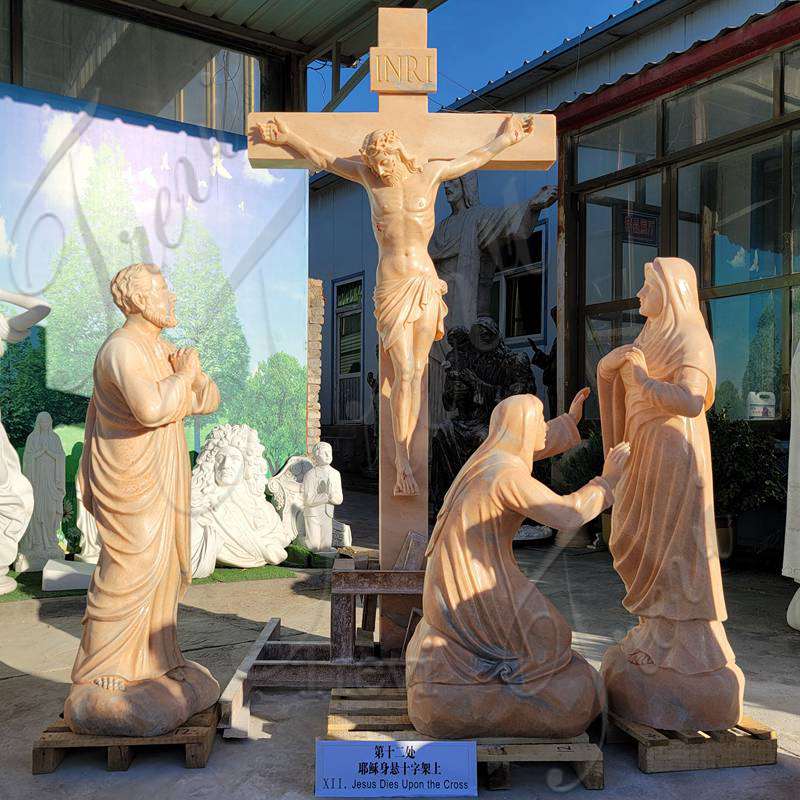 12. Twelfth Station Jesus dies on the cross-Trevi Statue