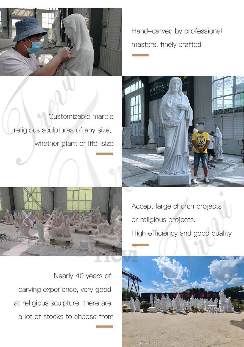 advantages for making marble Jesus statue-Trevi Statue