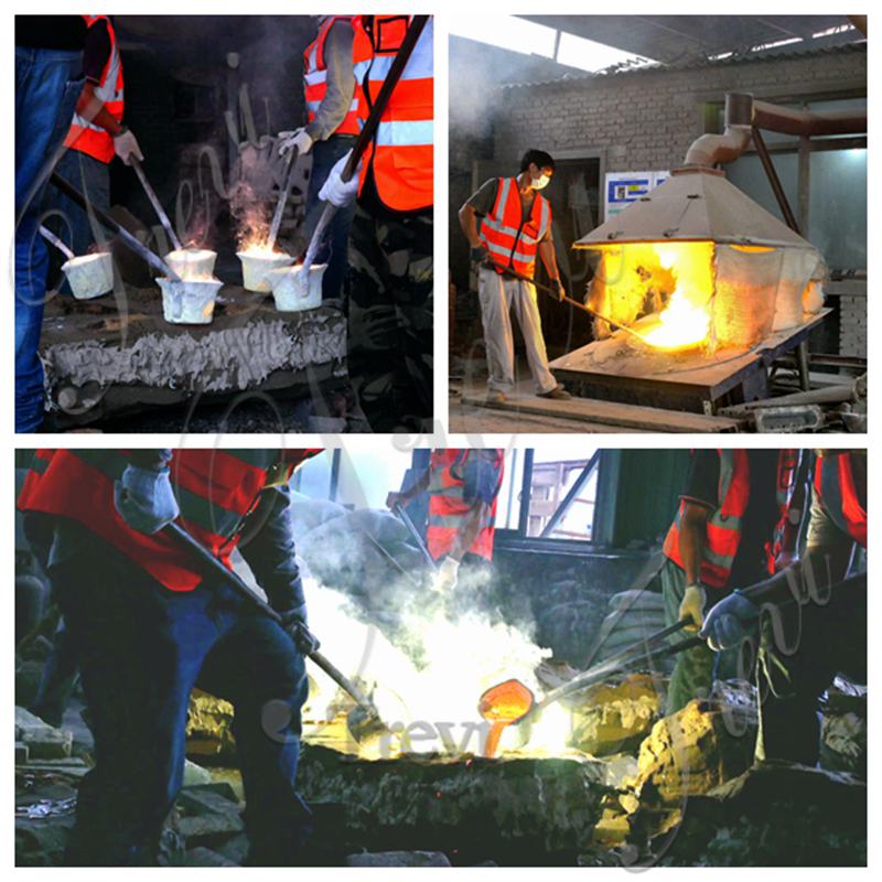 bronze casting for the bronze religious statues