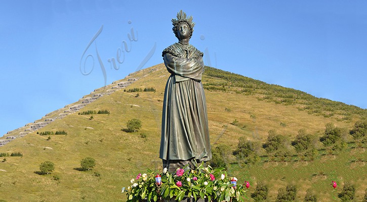 Bronze Casting La Salette Statue for Garden Decor