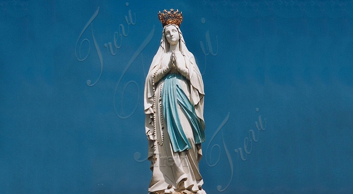 Hand Carving Marble Our Lady of Lourdes Statue for Sale CHS-920