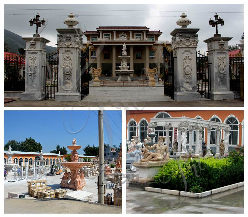 production site for the marble religious statue-Trevi Factory