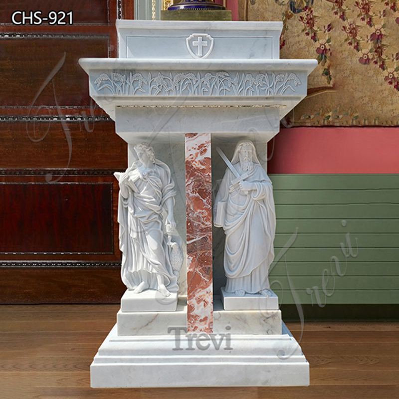 Catholic church pulpit-Trevi Statue