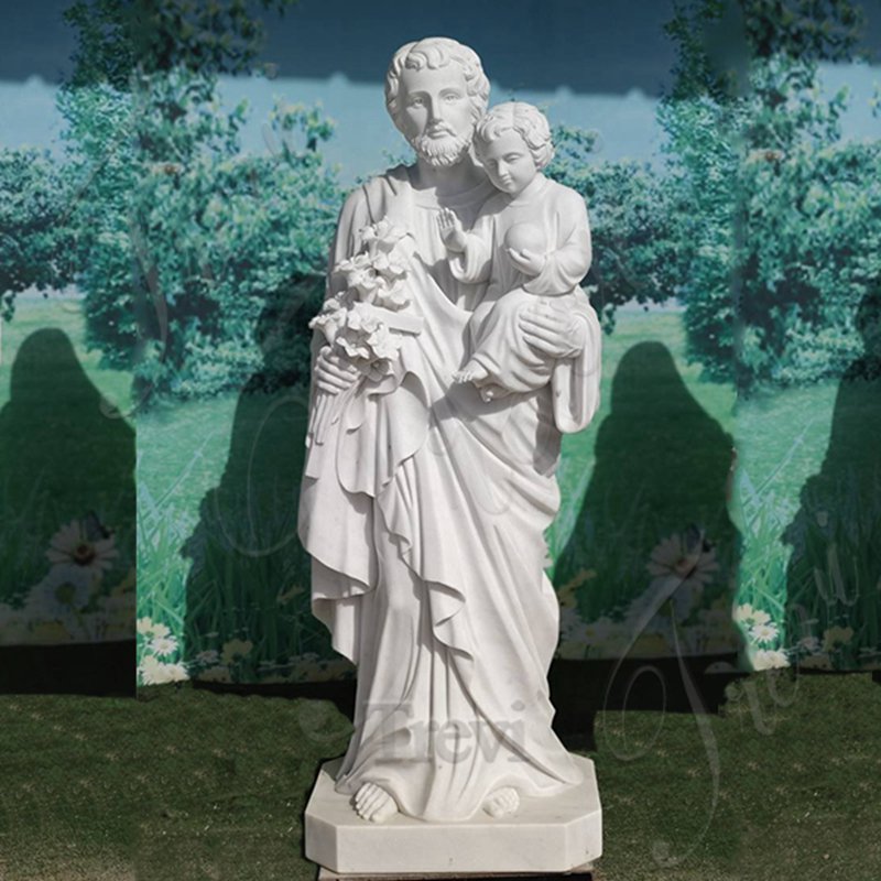 marble saint statue