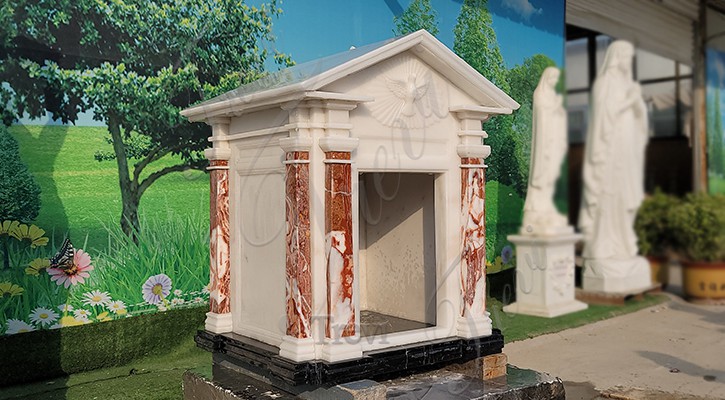 Hand-Carved Marble Tabernacle for Catholic Church