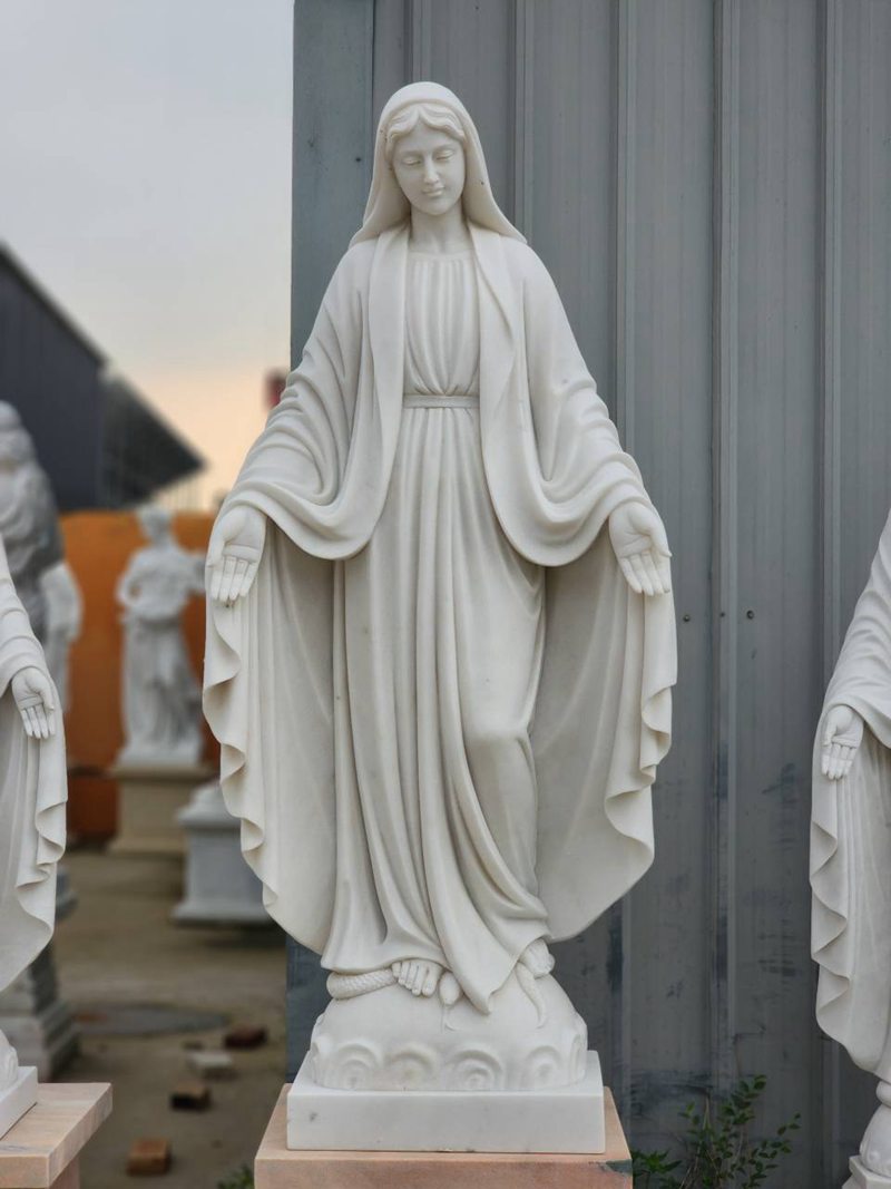 Marble Our Lady of Grace statue Introduction