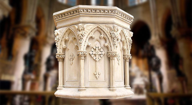 High-Quality Marble Catholic Pulpit church Supplier CHS-938