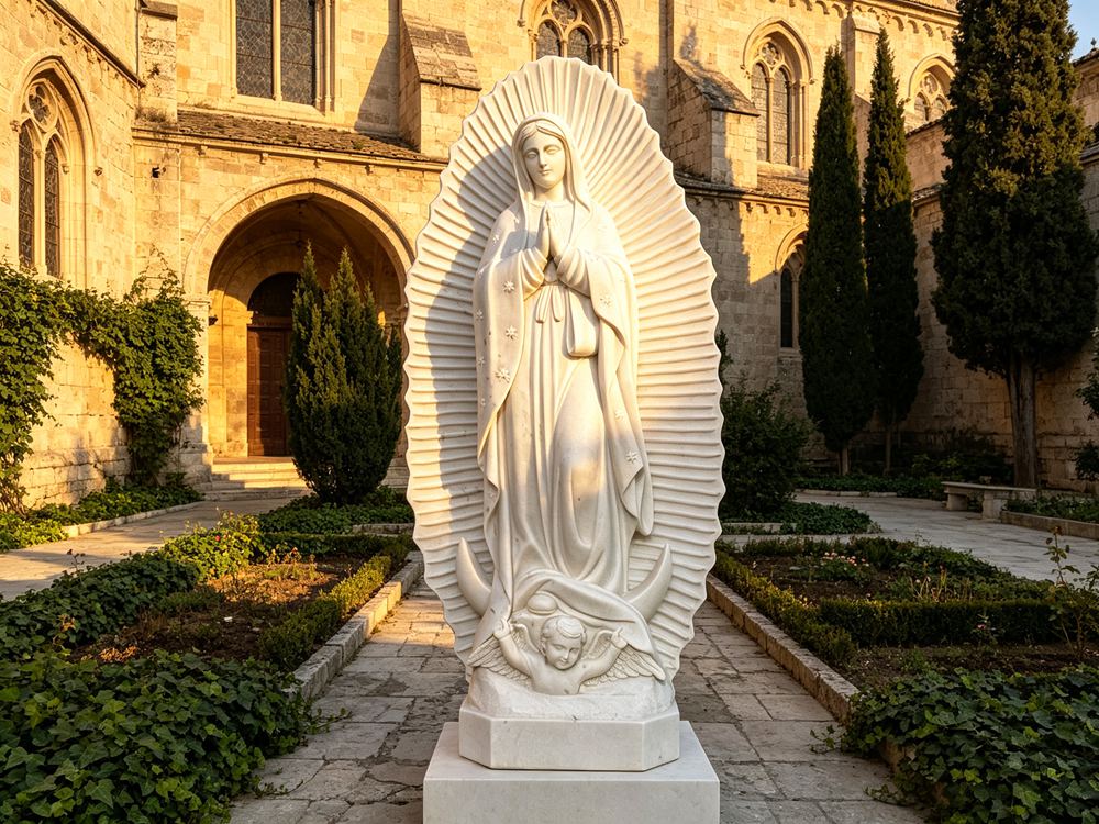 Our Lady of Guadalupe Statue for church garden