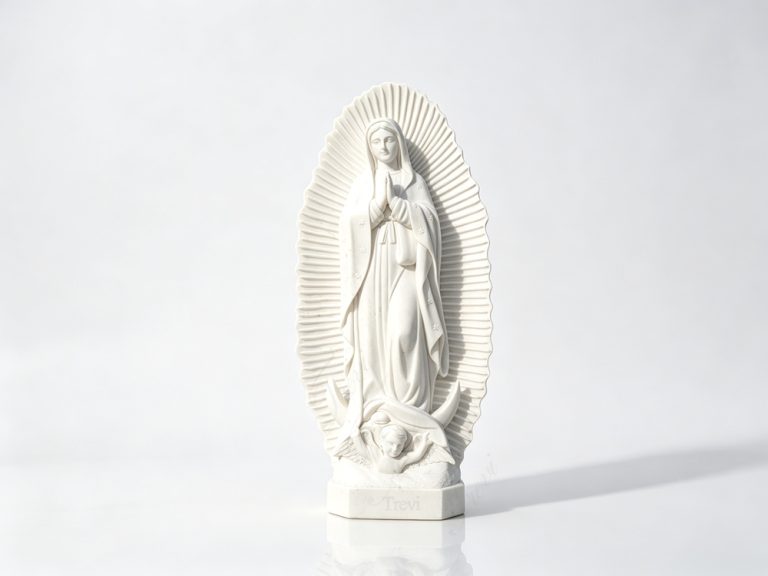 lifesize Marble Our Lady of Guadalupe Statue