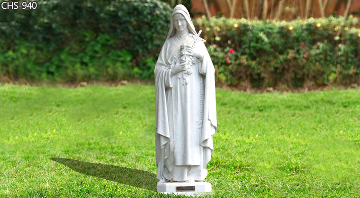 Marble St Therese Statue the Little Flower Church Decor on Sale CHS-940