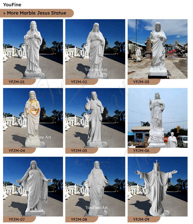 More Jesus on the Cross Statue Designs