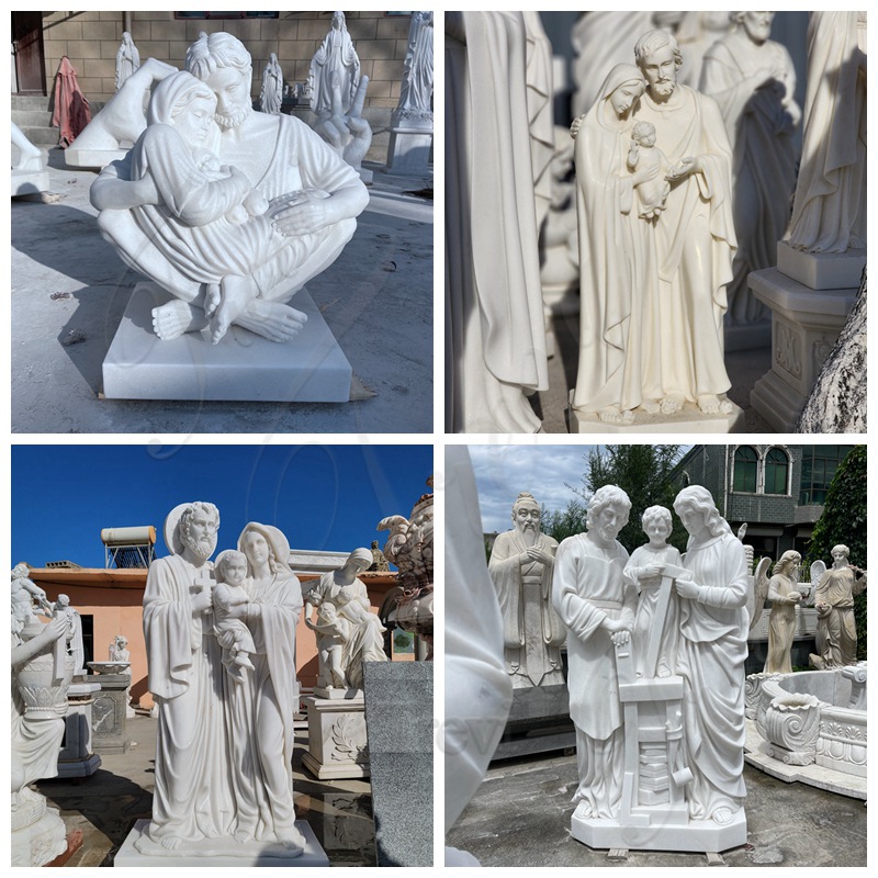 More Holy Family Statue Designs