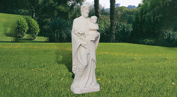 Life-Size Marble St. Joseph Statue Church Decor for Sale CHS-822