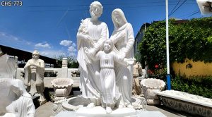 Life Size White Marble Holy Family Statue for Sale CHS-773