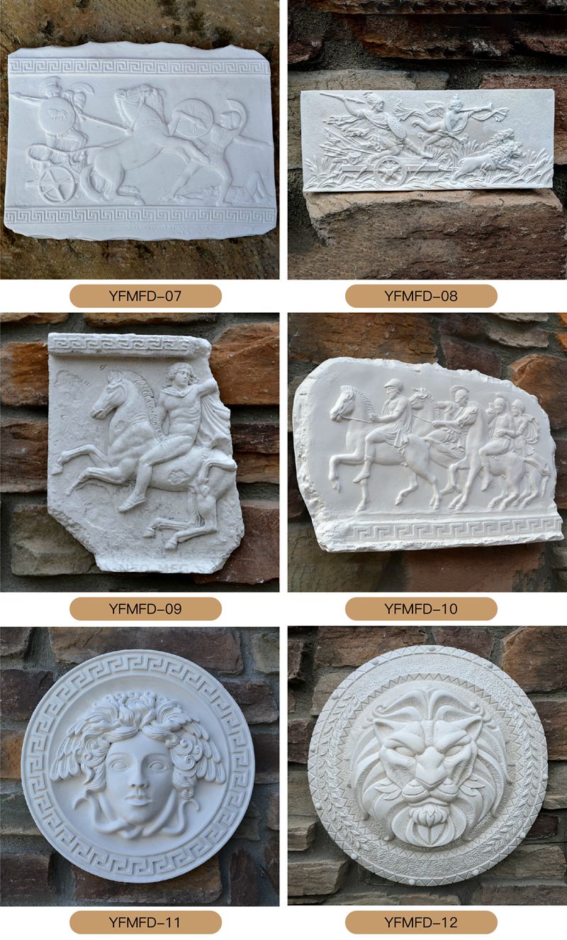 Various Marble Relief Sculptures from Trevi