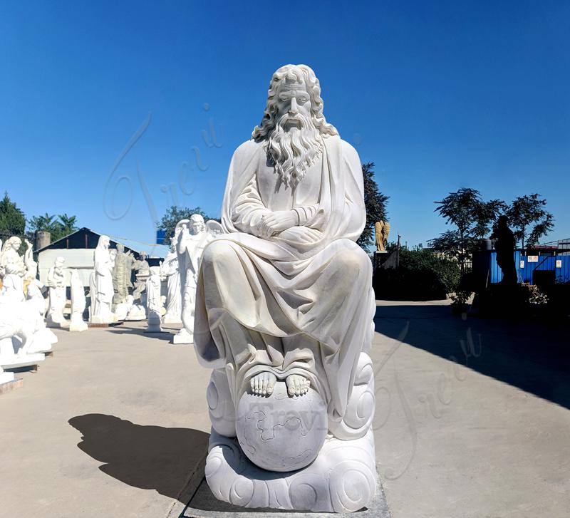 Details of The Marble Statue of Jesus