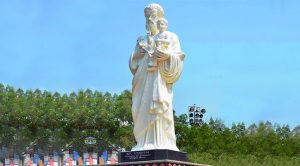 Marble-St-Joseph-and-Jesus-Statue