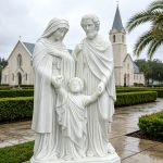 Mary Joseph and Baby Jesus Sculpture